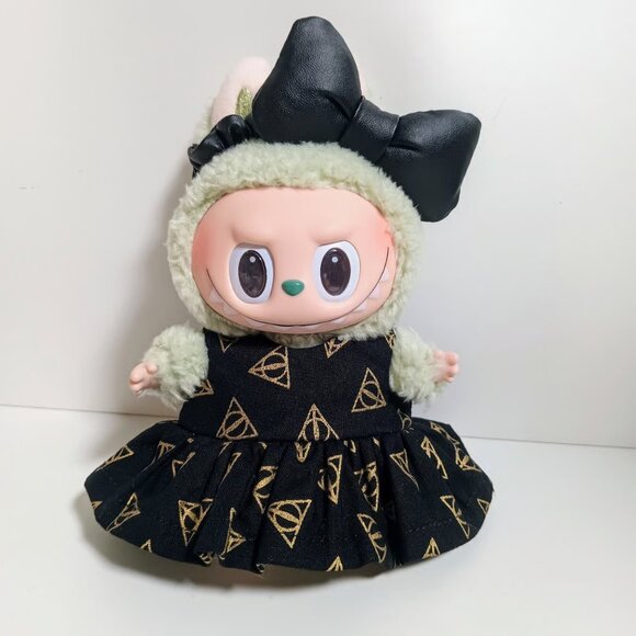 Custom Harry Potter Sign of the Deathly Hallows Dress and Bow - Picture 1 of 5
